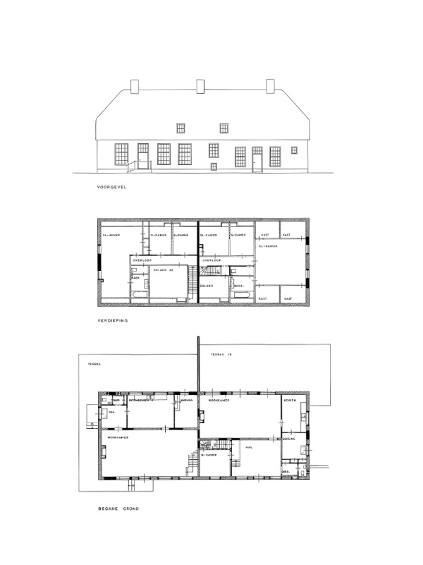 Bedaux de brouwer 0575 woonhuis van bael zoersel bloemkozijn