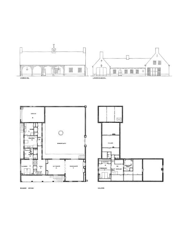 Bedaux de brouwer 0388 woonhuis h jurgens tilburg plattegronden