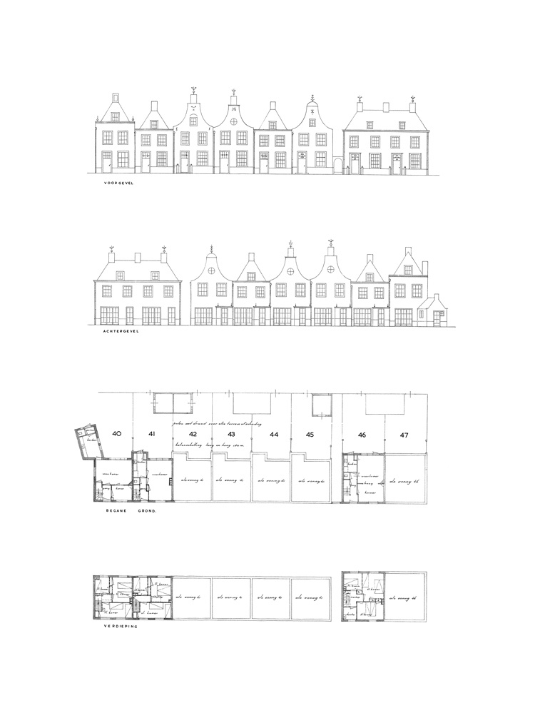 Bedaux de brouwer 0240 woningbouw sluis situatietekening 02